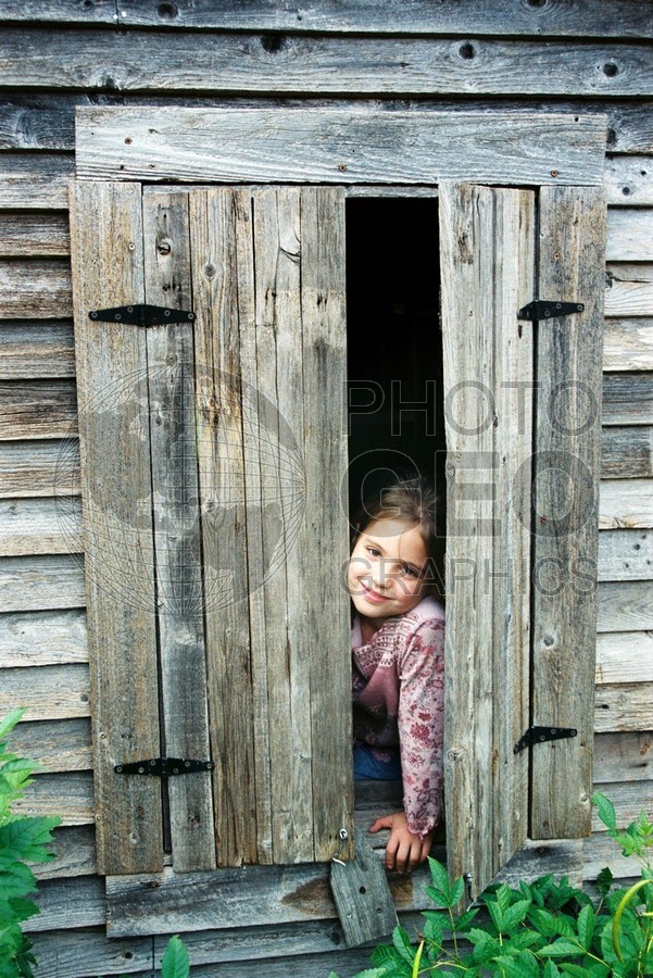5227 Girl in Window