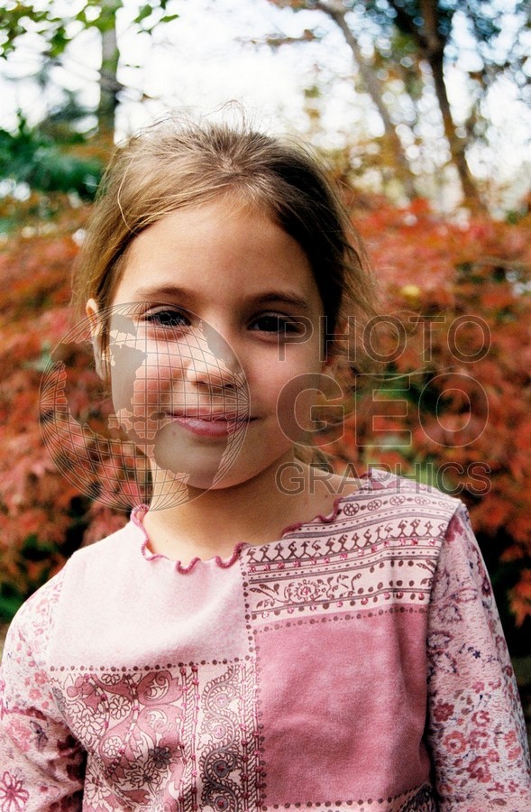 5252 Girl with Fall Colors