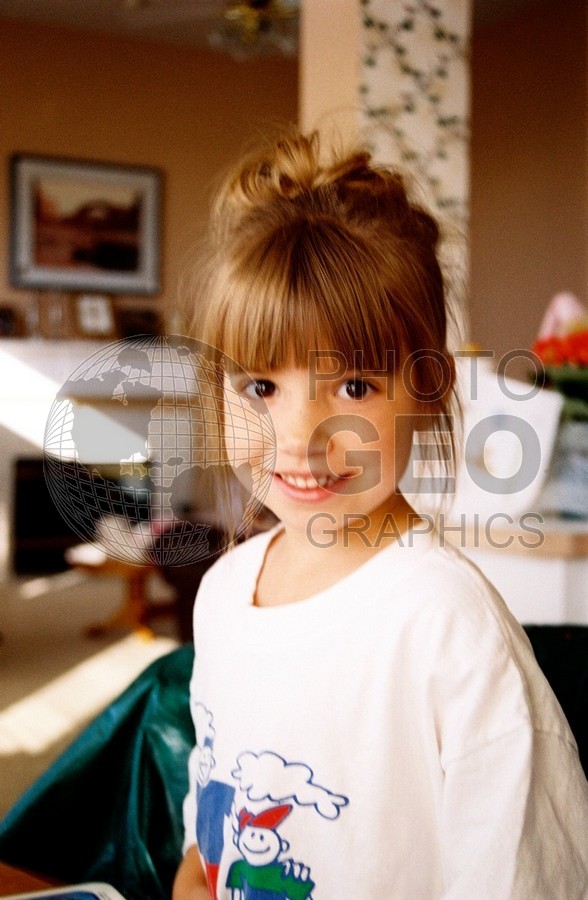 5306 Young Girl with White Shirt