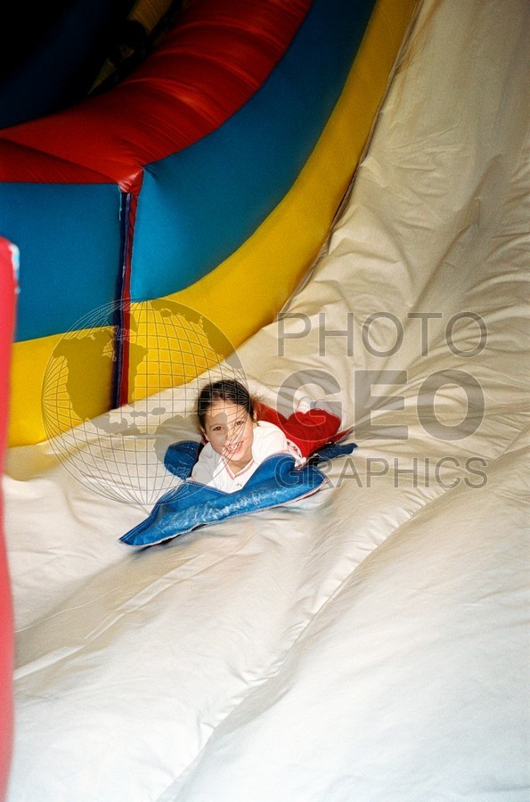 5313 Young Girl on air Slide