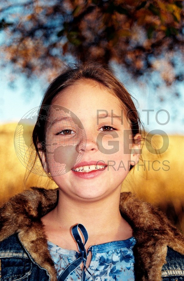 5315 Young Girl with Blue Jean Jacket