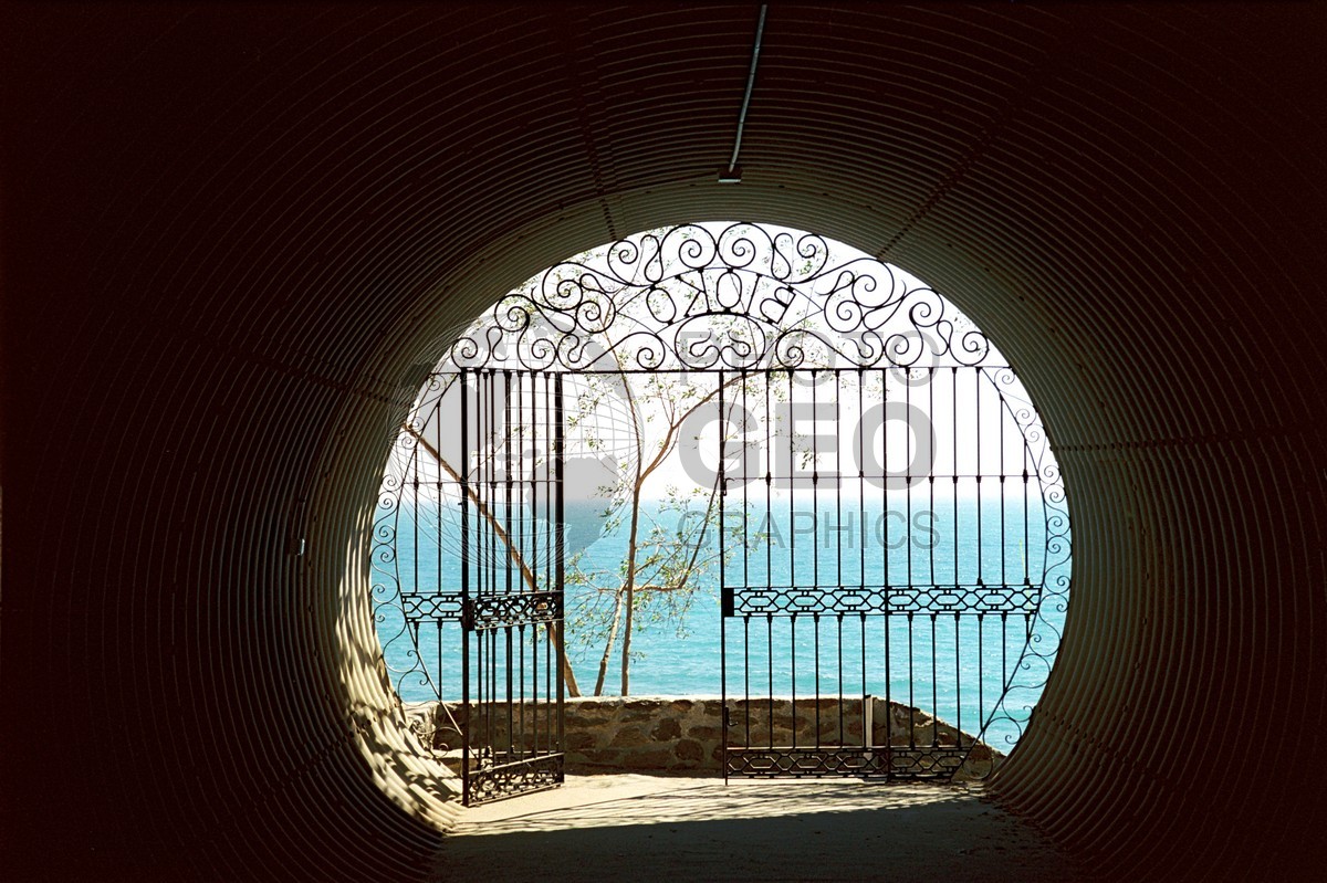 0217 Mediterranean Sea Through Tunnel, Spain